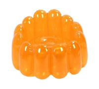 Gsycle Inflatable Sofa Chair, Portable Transparent Candy Color Blow up Couch Seat Yard Patio Air Couch Furniture for Outdoor Indoor Camping Beach Room (Orange)