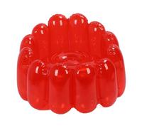 Gsycle Inflatable Sofa Chair, Portable Transparent Candy Color Blow up Couch Seat Yard Patio Air Couch Furniture for Outdoor Indoor Camping Beach Room (Rouge)