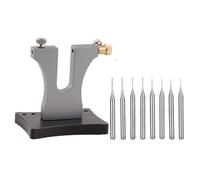 Gsycle Kit d'outils de réparation de montre à 8 broches, dissolvant de vis dénudé professionnel de précision, ensemble de tournevis de réparation de dissolvant arrière d'horloger pour