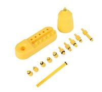 Gsycle Kit purge de frein vélo, outil vidange d'huile à disque hydraulique avec adaptateurs en nylon, ensemble d'huile universel pour entonnoir pour l'entretien système de freinage vélo