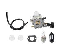Gsycle Leaf Blower Carburetor Kit, Metal Carburetor Kit 4241 120 0616 Leaf Blower Replacement Parts for BG86 SH56 SH56C SH86 SH86C Carb C1MS261B