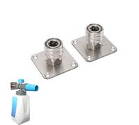 Gsycle Lot de 2 Supports de à Mousse, 1/4" à Connexion Rapide, Support deà Mousse Automatique pour Nettoyeur Haute Pression, Support de Pointe de buse en Mousse, Support de Rangement
