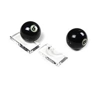 Gsycle Marqueur de Position de Boule de Billard en Acrylique, Porte-Craie de précision, localisateur de Boule pour Table de Snooker (Britannique 52,5 mm)