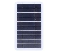 Gsycle Panneau Solaire en Silicium 2 W 5 V, Chargeur de Batterie Solaire d'extérieur, Alimentation Mobile pour recharger Les téléphones Portables et Les lanternes de
