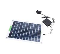 Gsycle Pompe à Eau Solaire, Silicium monocristallin Silicon 16,4 Pieds Tête 100W Pompe de Fontaine à Eau Solaire avec boîte de Stockage d'énergie pour Jardin d'étang extérieur