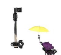 Gsycle Porte-Collier réglable Parapluie, en Acier Inoxydable Universal Moup de Support Porte-tronleur Poussez à vélo Pram