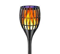 Gsycle Solar Torch Lights, Warm Yellow Water Proof Yard Lamp Solar Light Outdoor with Flickering Flames for Garden Lawn Yard Outdoor Decorations