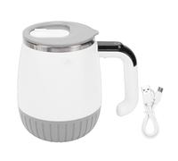 Gsycle Tasse à café à agitation automatique, tasse de mélange à aimant électrique rechargeable de 380 ml, tasse à agitation automatique avec affichage intelligent de la température pour