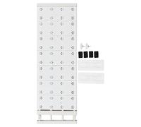 Gsycle Tige d'étagère de Tension de Placard, Organisateur de casier d'étagère Extensible, séparateur de séparation en Couches évolutif réglable pour Armoire (Longueur 73-125 cm/28,7-49,2 Pouces)