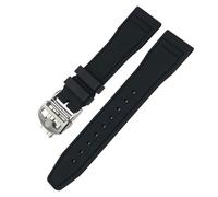 GSZCCZS 20 mm 21 mm 22 mm FluorObber Watchband ， pour IWC IW3881 IW3777 Mise à jour Bandoues de monator