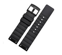 GSZCCZS Accessoires de bande de montre en silicone , pour W20121U2 Santos100 Silicone Watch Band Sweet Rubber Sports Strap Men and Womenbracelet 23 mm