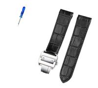 GSZCCZS Accessoires de sangle en cuir premium pour Santos 100 hommes et femmes Strap en cuir 20 mm 23 mm (couleur: marron sans boucle, taille: 23 mm)