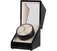 GSZCCZS Affichage Automatic Watcher Affichage Organisateur de Stockage en Bois Double Montre Wind Winder Gift Auto Rotation Gift