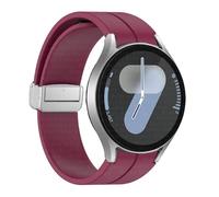 GSZCCZS Bangle d'origine en silicone pour Galaxy Watch 6 Cassic 43 mm 47 mm 5pro 45 mm Watch Fe 4 5 6 7 40 44 mm Bracelet de boucle magnétique Bracelet