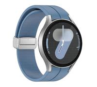 GSZCCZS Bangle d'origine en silicone pour Galaxy Watch 6 Cassic 43 mm 47 mm 5pro 45 mm Watch Fe 4 5 6 7 40 44 mm Bracelet de boucle magnétique Bracelet