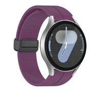GSZCCZS Bangle d'origine en silicone pour Galaxy Watch 6 Cassic 43 mm 47 mm 5pro 45 mm Watch Fe 4 5 6 7 40 44 mm Bracelet de boucle magnétique Bracelet