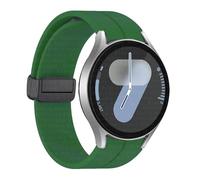 GSZCCZS Bangle d'origine en silicone pour Galaxy Watch 6 Cassic 43 mm 47 mm 5pro 45 mm Watch Fe 4 5 6 7 40 44 mm Bracelet de boucle magnétique Bracelet