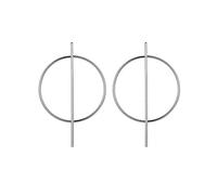 GSZCCZS Bijoux Boucles d'oreilles pour Femmes, Boucles d'oreilles géométriques en Pierre Blanche Noire, Boucles d'oreilles Punk au Design Rond à la Mode pour fête de Mariage, Cadeaux pour Petite