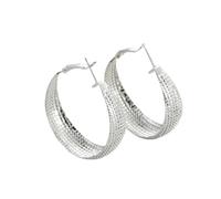 GSZCCZS Bijoux Boucles d'oreilles pour Femmes, Mode Coréenne Grande Hyperbole Géométrique Femmes Boucles d'oreilles Créoles Étoile Ronde Coeur Irrégulier Alliage Bijoux Cadeaux pour Petite Amie,