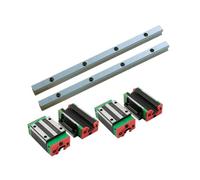 GSZCCZS Bloc de Curseur de roulement linéaire de Rail Coulissant 4pcs Bloc de Curseur de la Gamme de roulement EGW15cc + 2pcs Guide linéaire carré EGR15 100 mm-1000 mm (400 mm)
