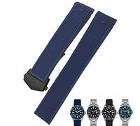 GSZCCZS Bouteille de montre en silicone en caoutchouc de 22 mm 22 mm Bandes de montre Black Blue Brown pour Carrera Aquaracer F1 Bracelet imperméable de plongée