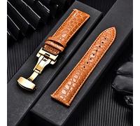 GSZCCZS Bracelet à ceinture de poignet doux universel confortable STRAPE DE MONTRATION DE TROUVEUR VOLIQUE VÉRIEUX 16/18/20/22 mm Bande de boucle + outil (orange, 20 mm)