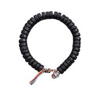 GSZCCZS Bracelet bouddhiste tibétain à six personnages - Perles de coquillage de noix de coco naturelles - Tissage à la main - Bijoux de décoration - Bijoux de luxe tendance - Cadeau idéal