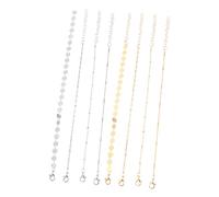 GSZCCZS Bracelet de chaîne de main de bijoux pour filles bracelets à disque coupé en argent 8pcs