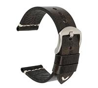 GSZCCZS Bracelet de montre vintage fait main en cuir de vachette 20 mm, 21 mm, 22 mm, 23 mm, 24 mm, 24mm