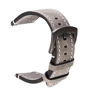 GSZCCZS Bracelet de montres en cuir authentique Bracelet noir gris brun vache de vache de vache sangle de montre hommes hommes 18 mm 20 mm 22 mm 24 mm (White-Dinosaur Doodle4,24 mm)