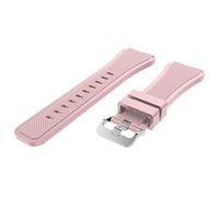 GSZCCZS Bracelet en silicone universel de 20 mm et 22 mm compatible avec la plupart des montres avec des bracelets de montre de 22 mm, Poudre douce, 22mm Universal