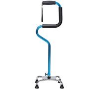 GSZCCZS Canne de Marche pour Hommes et Femmes béquilles réglables, Pliage de Canne de Canne Hauteur réglable en Aluminium Tabouret de Canne en Alliage 3 Jambes Marche de Marche Cadeau d'amour