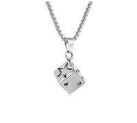 GSZCCZS Collier pendentif en dés punk rétro