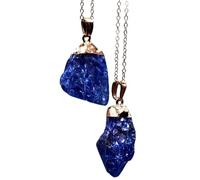 GSZCCZS Collier Pendentif en Pierre Arc-en-Ciel Collier de Quartz en Pierre de Pierre Chaîne de vêtements Goldtone Placage pour Les Femmes