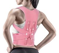 GSZCCZS Correcteur de Posture L'accouchement supporte la Courroie de la Courroie de la Courroie de Support arrière pour la Posture de l'épaule (Couleur: Beige, Taille: Code s)