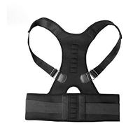 GSZCCZS Correcteur de posture pour homme et femme - Correcteur de posture lombaire réglable et confortable - Correcteur de posture du dos (noir L) caritatif