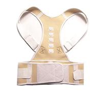 GSZCCZS Correcteur de posture Soutient Ceinture de soutien d'épaule Ceinture de soutien du dos pour la posture de l'épaule (couleur : blanc, taille : code L) (code beige XL)