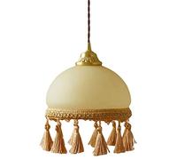 GSZCCZS Country Verre Suspendue LAMPTESSEL Retro Pendant LEVILLES Mide SIÈCLE Restauration A réglable Plafouier Light Chandelier for Home, Lighting Decor Sounton