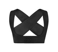 GSZCCZS Femmes hommes arrière de la posture de l'épaule Correcteur Lombaire Spine Spine Support Courteille de correction de posture de corset adulte adulte (couleur: noir, taille: xxx-grand)