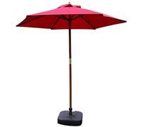 GSZCCZS Jardin Parasols 7ft Parasols Patio extérieur jardin table de camping piscine parapluie avec support en bois massif parasols extérieurs