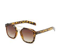 GSZCCZS Lunettes de Soleil carrées Femmes Mode Steampunk Mirror Lens Vintage Vintage Men Lady Shades Retro Black Couleurs UV400