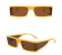 GSZCCZS Lunettes de Soleil carrées Fomes Retro Mirror Sun Verres de Soleil Luxury Vintage Punk Men Sungass UV400