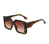 GSZCCZS Lunettes de soleil rétro à monture large pour hommes et femmes Photographie de rue Vacances en plein air Lunettes de soleil décoratives (couleur : B, taille : moyen), F, Medium