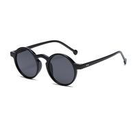 GSZCCZS Lunettes de soleil rétro pour femme et homme - Vert foncé - UV400, noir/gris, Taille unique