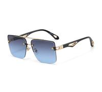 GSZCCZS Lunettes de soleil tendance vintage dégradées pour homme, c2, Taille unique
