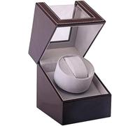 GSZCCZS Montres Watch Automatique Affichage de l'enrouleur en Cuir Storage en Cuir Motor de Piano Paint Paint Gloss Rotation de Rotation 15 * 13 * 25cm