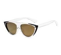 GSZCCZS Nouveau 2025 Femmes Femmes Full Cadre Nuances UV400 Lunettes de Soleil Verres de Soleil féminin Vintage Eyewear