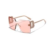 GSZCCZS Nouveau 2025 Lunettes de Soleil à Cadre Monobloc Mince Pieds Lunets