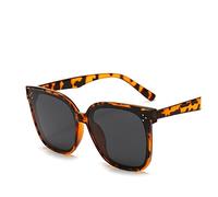 GSZCCZS Nouveau 2025 Lunettes de Soleil Hommes et Femmes Big Frame Street Shooting Fashion Decorative Sunglasses (Couleur: E, Taille: 1)
