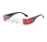 GSZCCZS Nouveau 2025 Lunettes de Soleil sans Bord